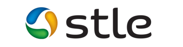 STLE logo: circular multicolored emblem (blue, green, yellow) to the left of the word 'stle'.